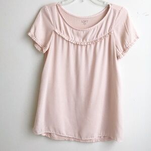 Loft blush pink top